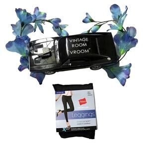 Hanes NWT Comfort Soft Black Fitted Leggings for Women Size S